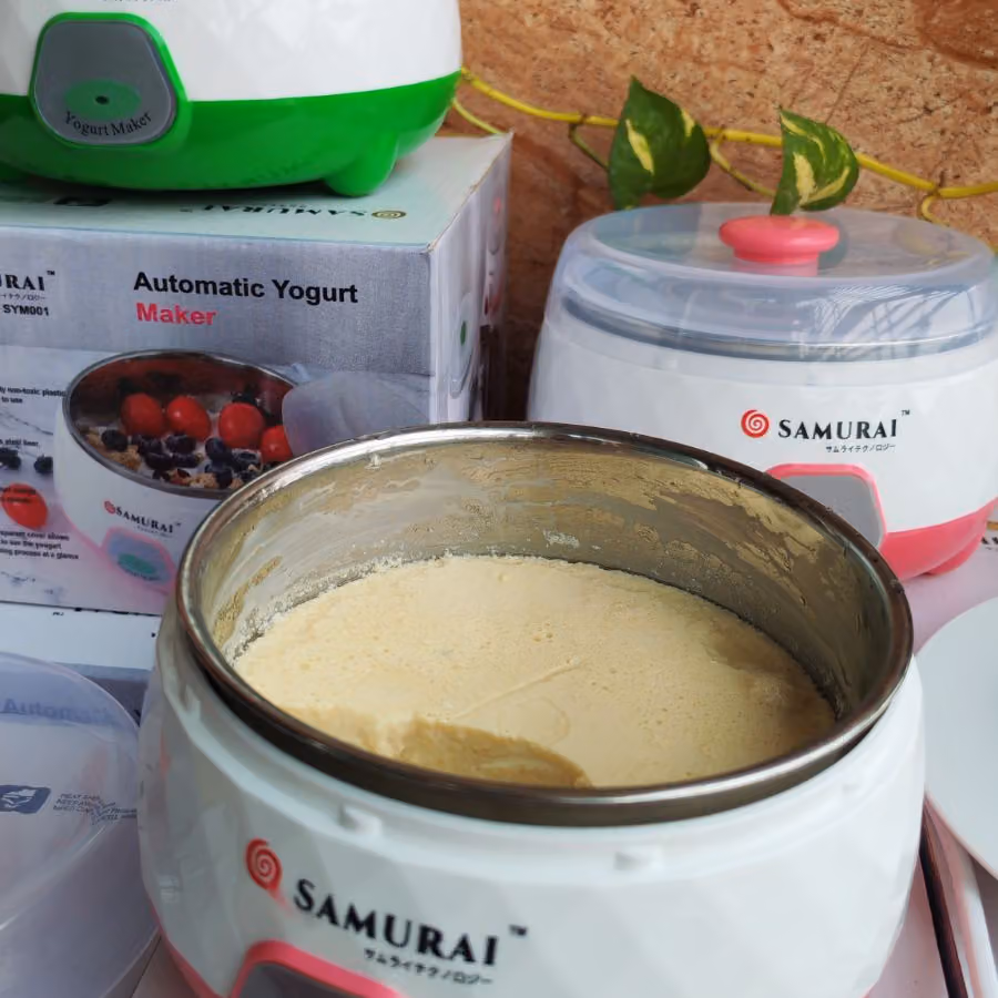 Samurai yogurt maker